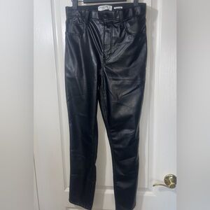 New never worn. Black Vegan leather pants
